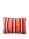 Les-ottomans Striped Velvet Cushion (60cm X 40cm)