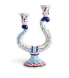 Les-ottomans Turquerie Candlestick Holder In Blue