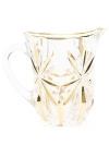 LES-OTTOMANS X BROWNS GOLD-TONE MURANO GLASS PITCHER