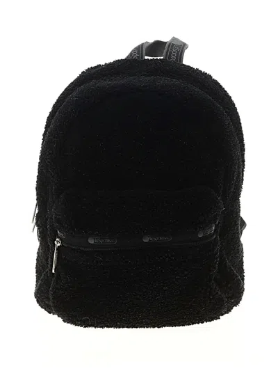Pre-owned Lesportsac Backpack In Black