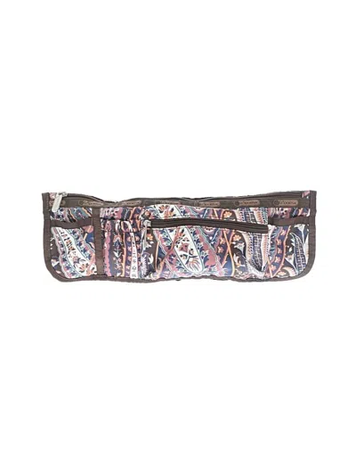 Pre-owned Lesportsac Belt Bag In Silver