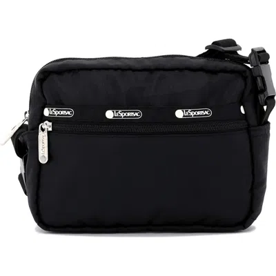 Lesportsac Candace Convertible Nylon Crossbody Strap In Black