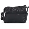 Lesportsac Candace Convertible Nylon Crossbody Strap In Black Shine
