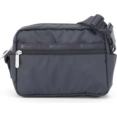 Lesportsac Candace Convertible Nylon Crossbody Strap In Gray Shadow