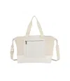 Lesportsac Canvas East/west Tote In White