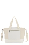 Lesportsac Canvas East/west Tote In Meringue Canvas