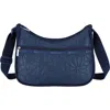 Lesportsac Classic Hobo In Navy Quilted Blooms