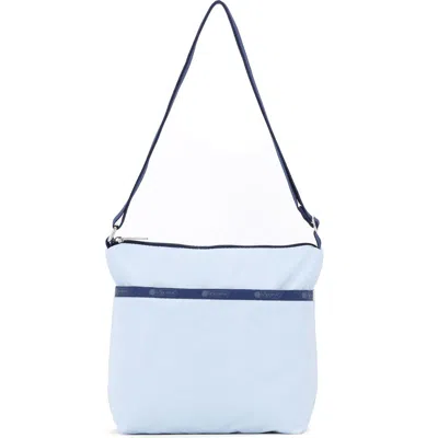 Lesportsac Cleo Small Crossbody Bag In Ice Blue/deep Navy