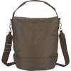 Lesportsac Convertible Nylon Bucket Bag In Brown
