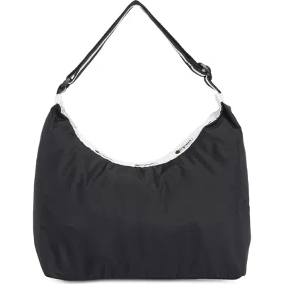 Lesportsac Crescent Nylon Shoulder Bag In Black