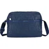 Lesportsac Daniella Crossbody Bag In Navy Quilted Blooms