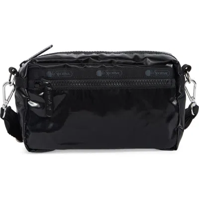 Lesportsac East/west Phone Crossbody Bag In Black