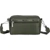 Lesportsac East/west Phone Crossbody Bag In Green