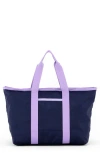 Lesportsac E/w Packable Tote Bag In Navy/lavender