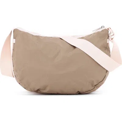 Lesportsac Hobo Sling Shoulder Bag In Dark Khaki/sandbar L