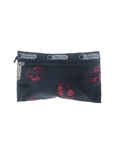 Pre-owned Lesportsac Makeup Bag In Black