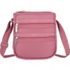Lesportsac Medium 3 Zip Crossbody Bag In Purple