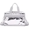 Lesportsac Mir Mini Metallic Duffle Bag In Silver