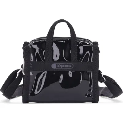 Lesportsac Mirror Micro Top Handle Bag In Black
