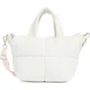 Lesportsac Puffy Mini Satchel In Snow White