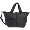 Lesportsac Puffy Mini Satchel In Ultra Black