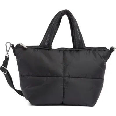 Lesportsac Puffy Mini Satchel In Ultra Black