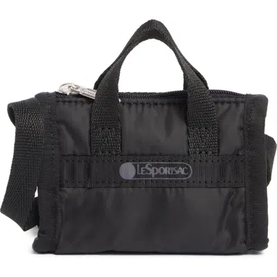 Lesportsac Sheen Micro Bag In Ultra Black