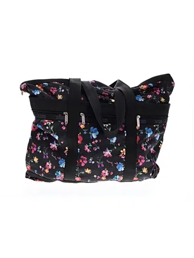 Pre-owned Lesportsac Tote Bag In Black