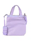 LESPORTSAC LESPORTSAC WOMEN'S MINI SHEEN LOGO TWO-WAY TOP HANDLE BAG