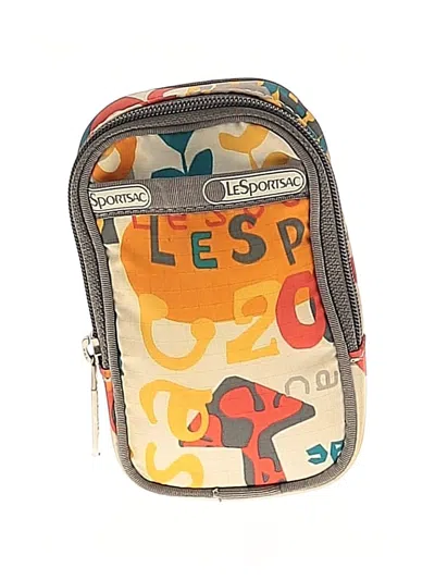Pre-owned Lesportsac Wristlet In Gray