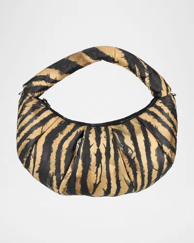 Lesportsac X Robert Cavalli Venezia Small Zebra-print Top-handle Bag In Freedom Rum Vnza Sm