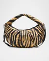 Lesportsac X Roberto Cavalli Venezia Medium Zebra-print Shoulder Bag In Freedomrum Vnzamd