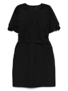 Less Belted Midi Dress