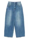 Less Cowboy Wide-leg-jeans In Blau