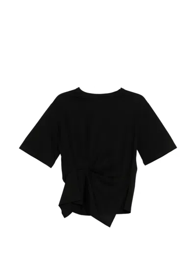 Less Crinkled T-shirt In Black