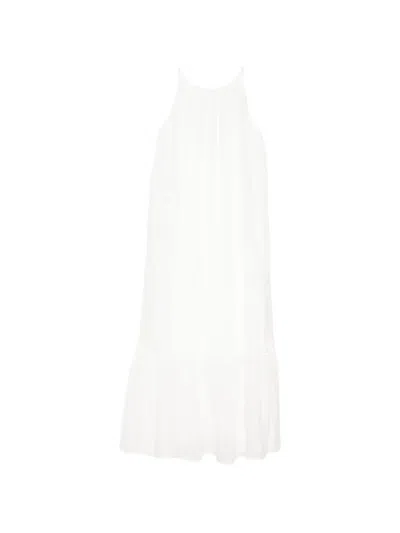 Less Kleid Mit Spaghettiträgern In White