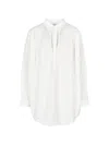 Less Draped Shirt In White