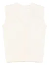 Less Fine-knit Vest In Neutrals