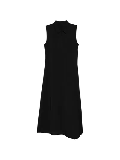 Less Trägerkleid Mit Raffungen In Black