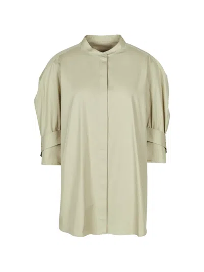 Less H-silhouette Cargo-tab Shirt In Green