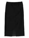 Less Layered Details Skirt In Black