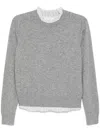 Less Pullover Im Layering-look In Grau