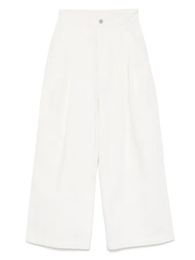 Less Logo-patch Jeans In White