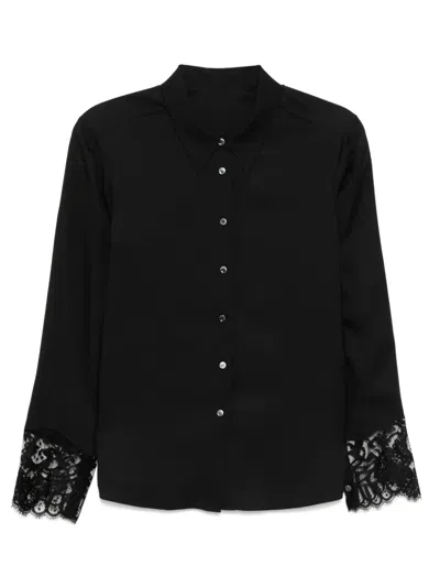 Less Long-sleeved Shirt In Schwarz
