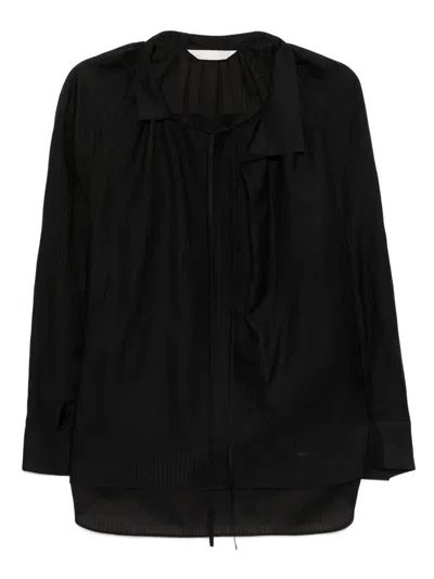 Less Long-sleeved Shirt In Schwarz