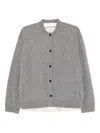 Less Mid-length Cardigan In Gray