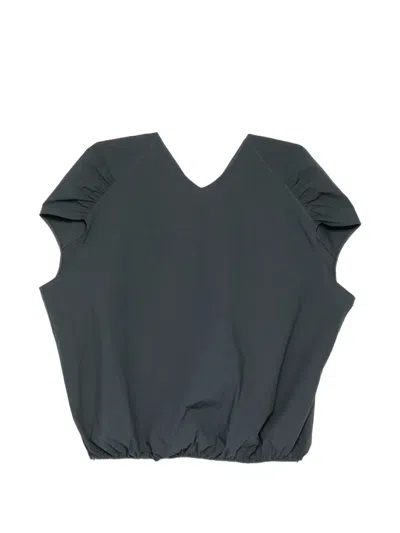 Less O-silhouette Blouse In Multi
