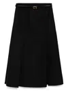 Less Panelled Skirt In Schwarz
