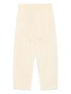Less Paperbag-waist Trousers In Neutrals