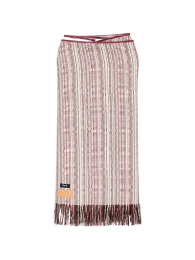 Less Portuguese Woven-wrap Skirt In Multi